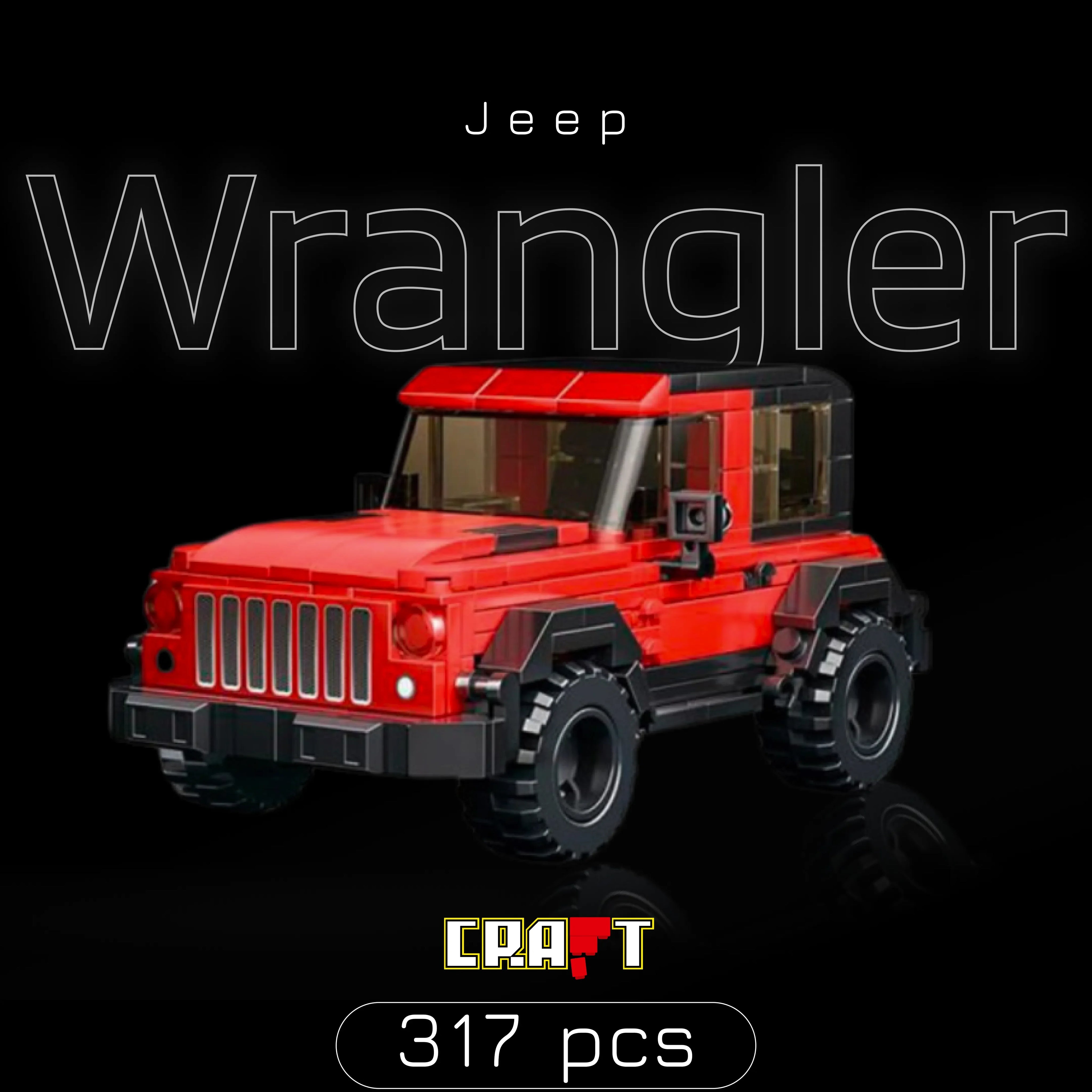 Jeep Wrangler (317 p&ccedil;s) - Brics Craft