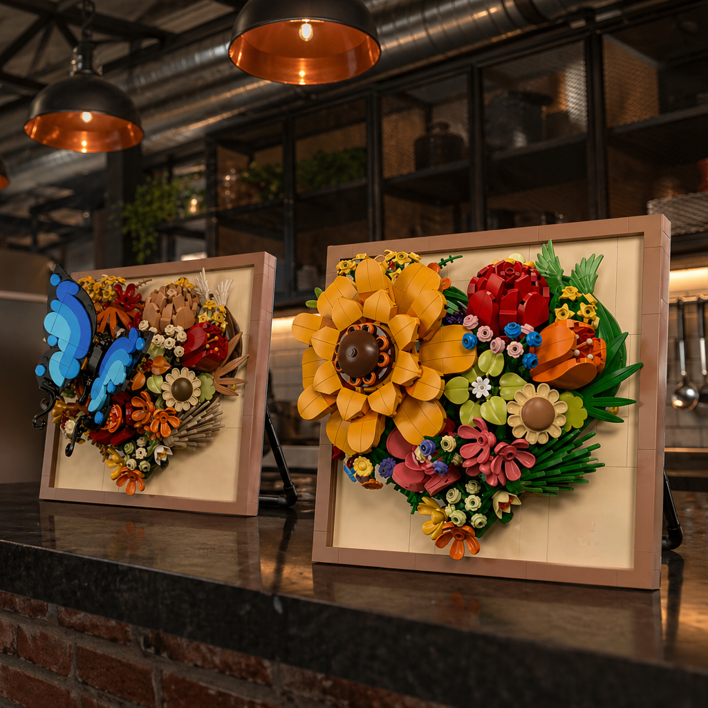 Moldura Floral 3D - Borboleta (765 pe&ccedil;as)
