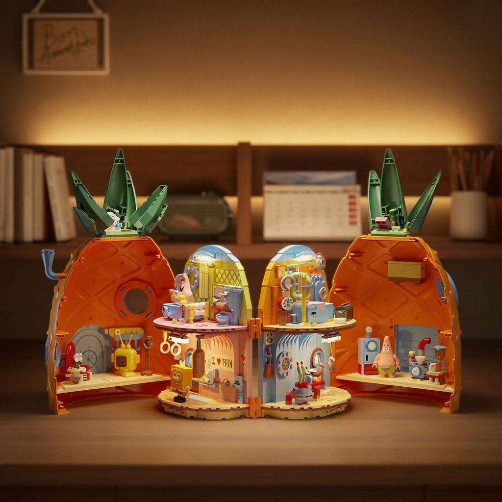 Bob Esponja - Casa do Abacaxi (1284 pe&ccedil;as)