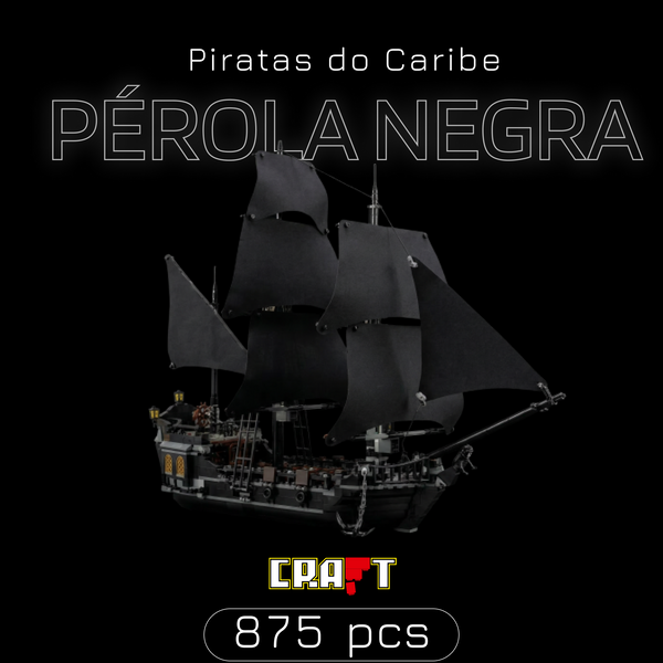 P&eacute;rola Negra - Piratas do Caribe (875 pe&ccedil;as)