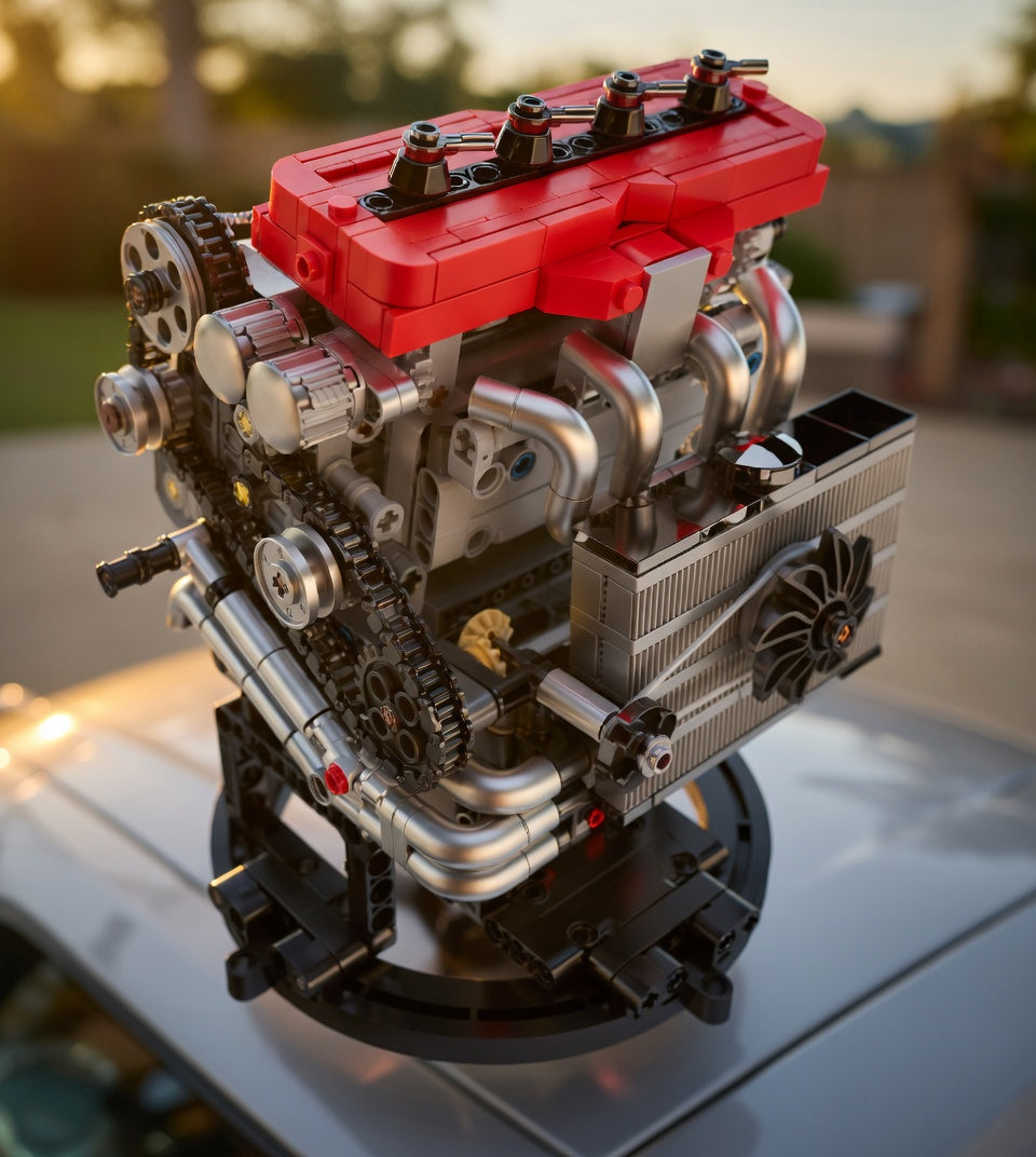 Motor 4G63T Turbo Inline-4 (811 pe&ccedil;as)