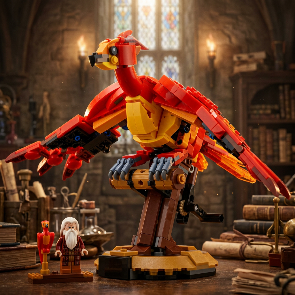 Harry Potter - Fawkes: A F&eacute;nix de Dumbledore (597 pe&ccedil;as)