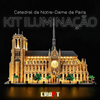 Kit de Ilumina&ccedil;&atilde;o para a Catedral de Notre-Dame de Paris (4383 pe&ccedil;as)