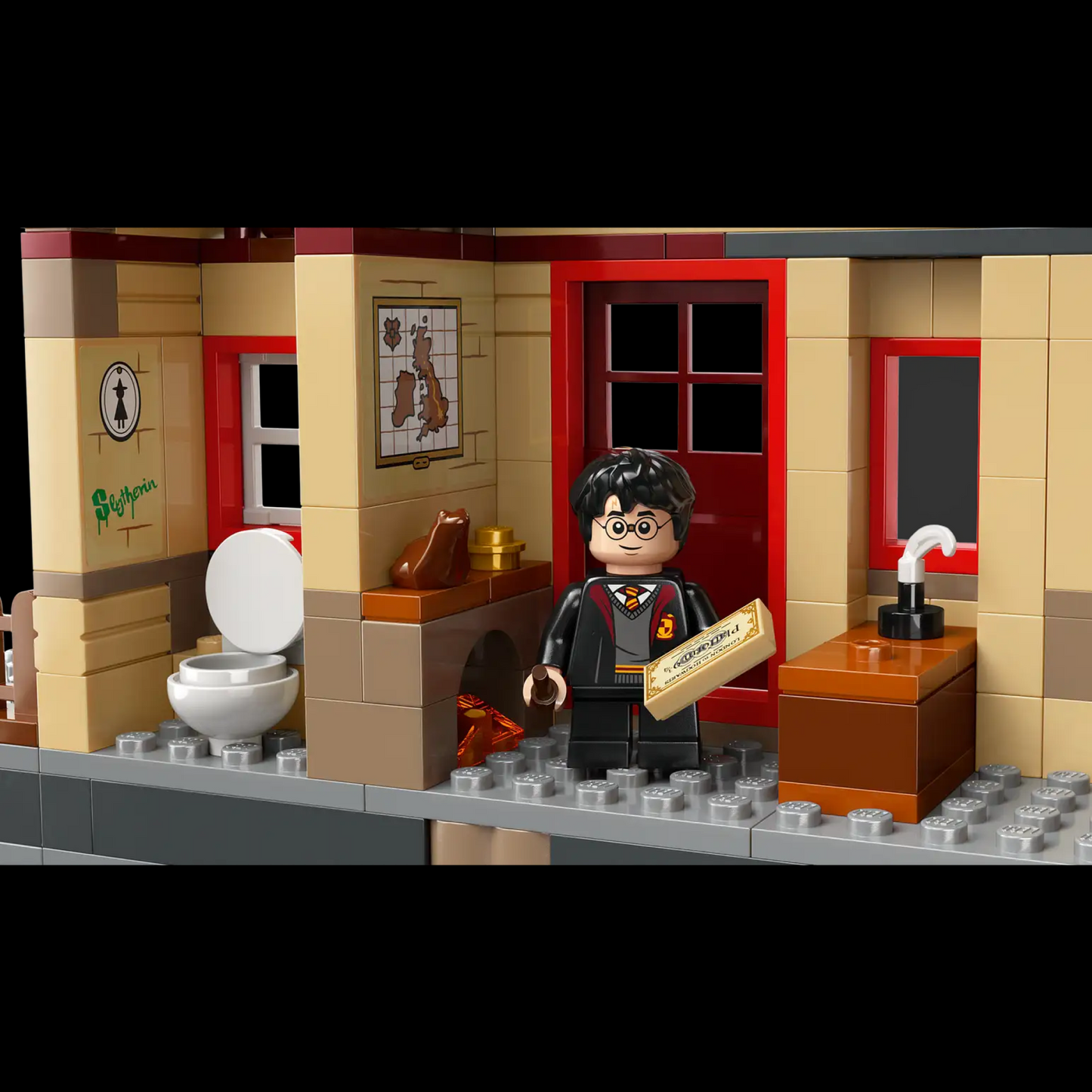 Harry Potter - Expresso de Hogwarts e Esta&ccedil;&atilde;o de Hogsmeade (1074 pe&ccedil;as)