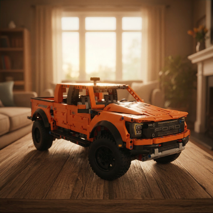 Ford F-150 Raptor Vermelho (1379 pe&ccedil;as)