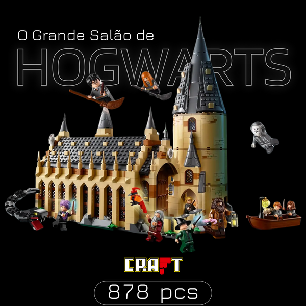 Harry Potter - O Grande Sal&atilde;o de Hogwarts (878 pe&ccedil;as)