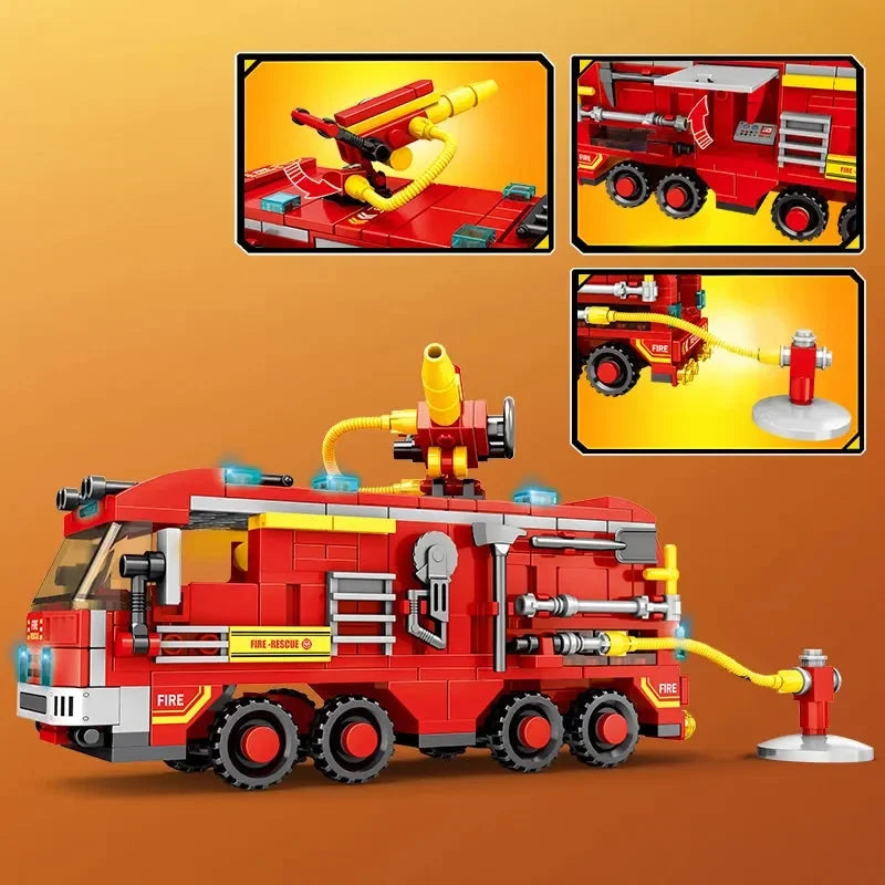 Posto de Bombeiros (8 em 1) - Brics Craft