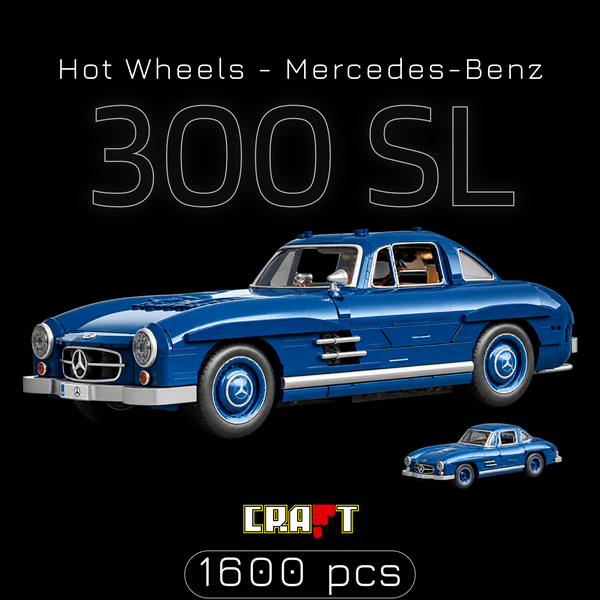 Hot Wheels - MB 300 SL (1600 pe&ccedil;as)