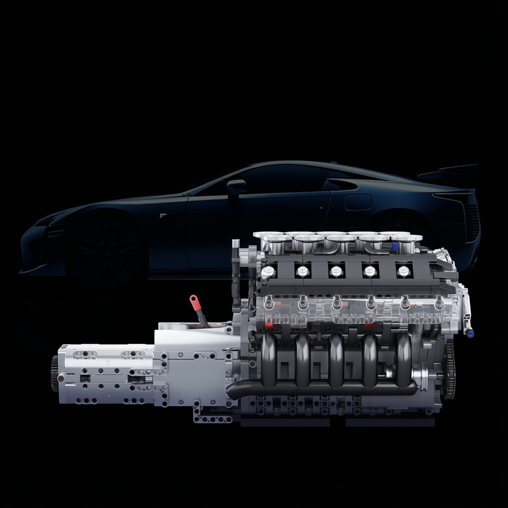 Motor V10 LFA (1834 pe&ccedil;as)