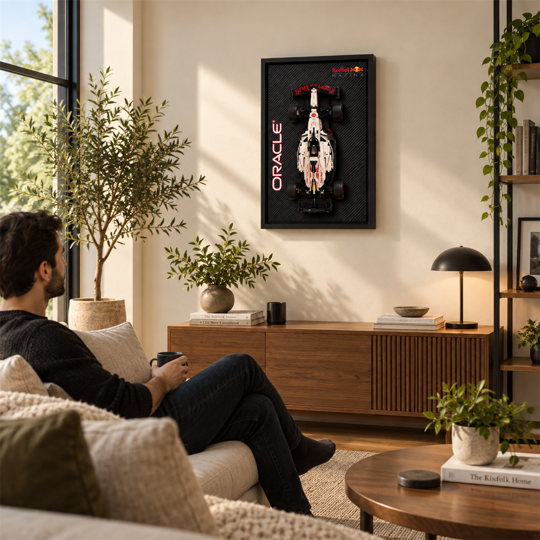 Quadro para F&oacute;rmula 1 - Max Verstappen RB21 preto
