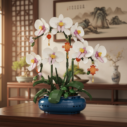 Orqu&iacute;dea Phalaenopsis em Vaso (587 pe&ccedil;as)