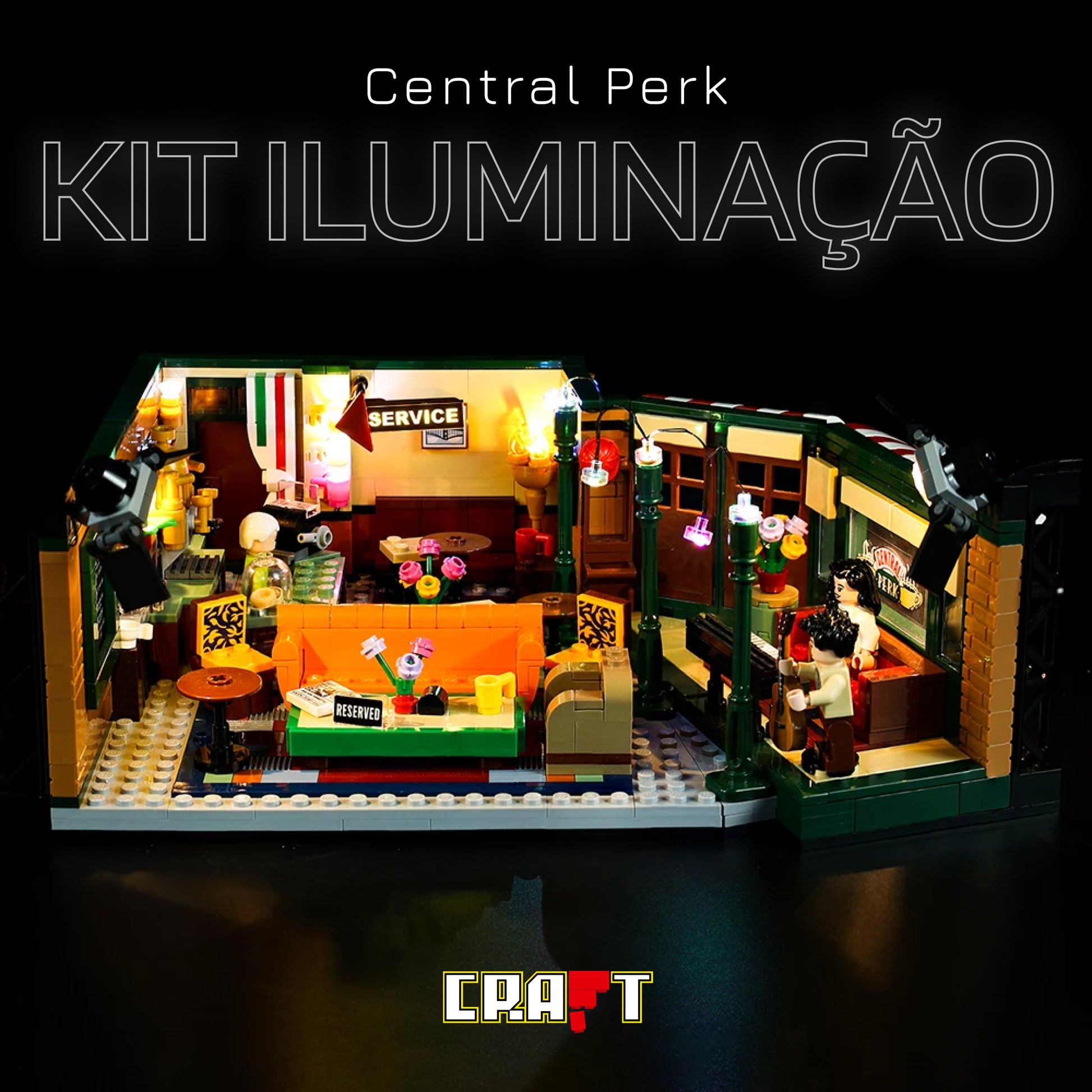 Kit de Ilumina&ccedil;&atilde;o para o Central Perk - Friends