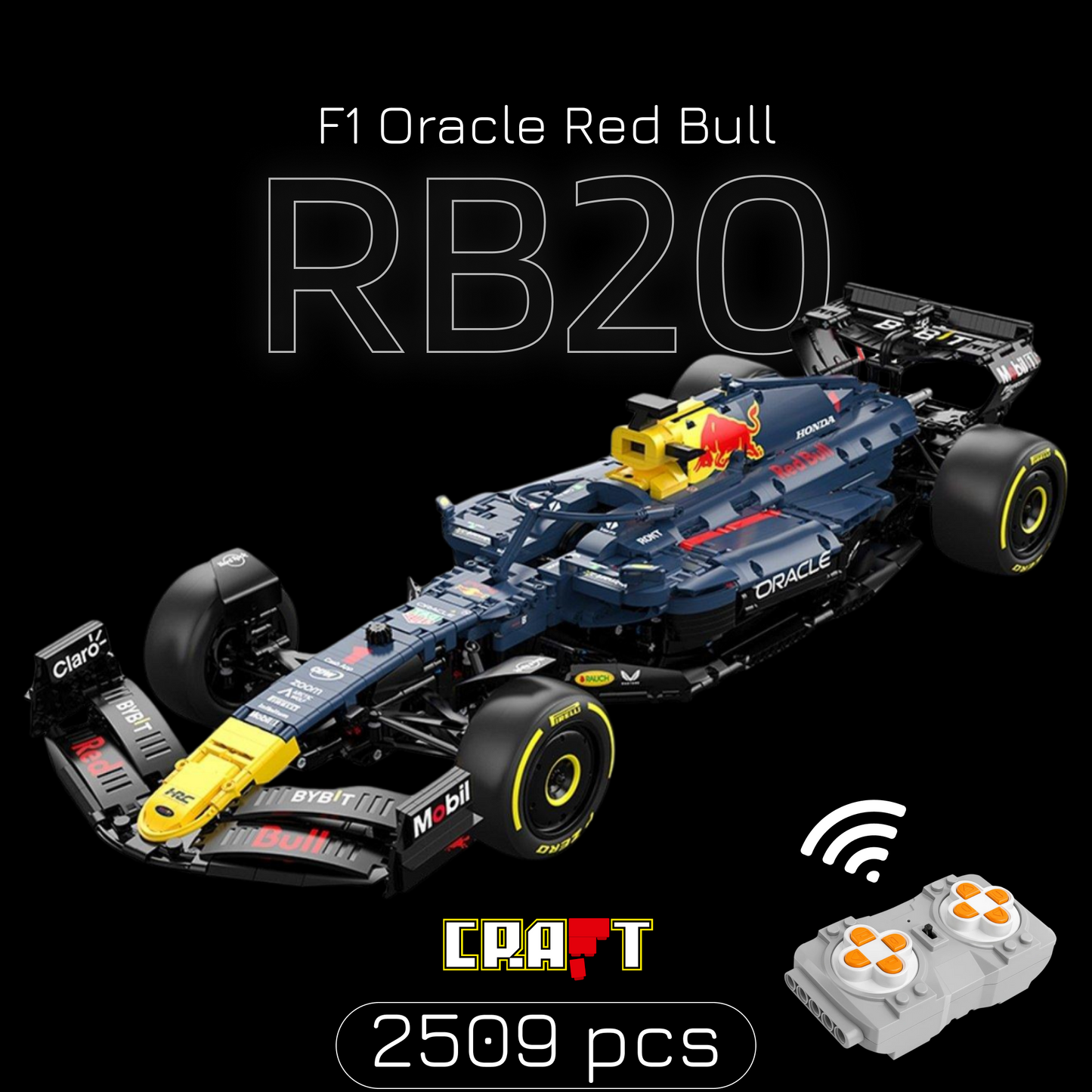 F&oacute;rmula 1 - Red Bull RB18 (2558 pe&ccedil;as)
