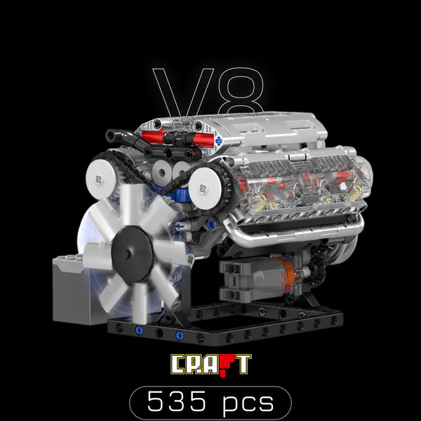 Motor V8 (535 pe&ccedil;as)