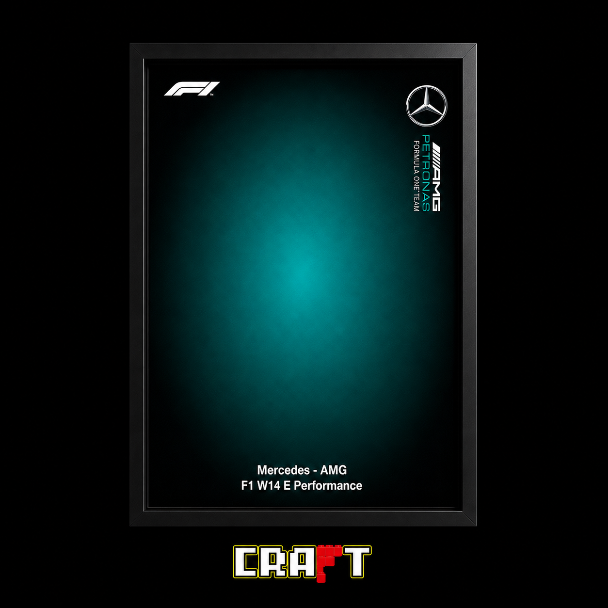 Quadro Fosco para a F&oacute;rmula-1 Mercedes-AMG W14