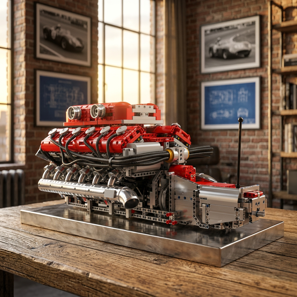 Motor V12 Supercar Italiano (3.472 pe&ccedil;as)