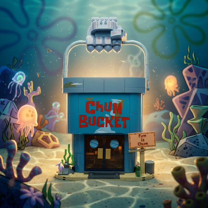 Bob Esponja - Balde de lixo (638 pe&ccedil;as)