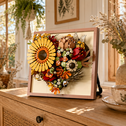 Moldura Floral 3D - Girassol (727 pe&ccedil;as)
