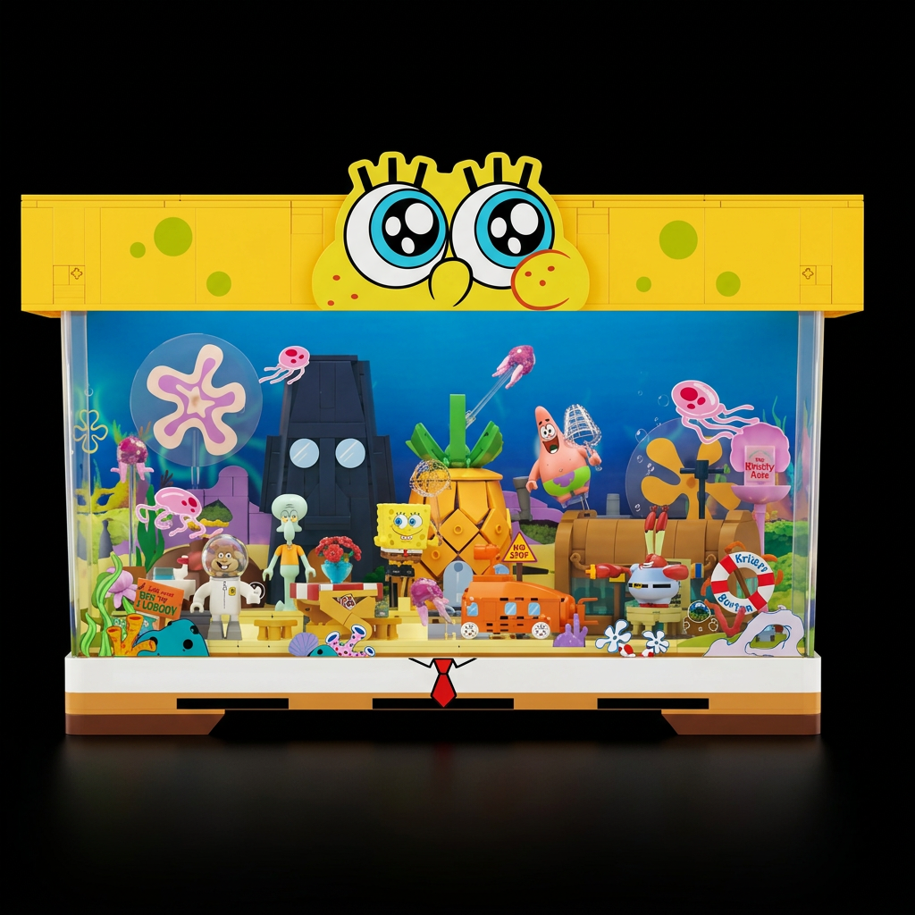 Bob Esponja - Praia da Fenda do Biquini (1140 pe&ccedil;as)