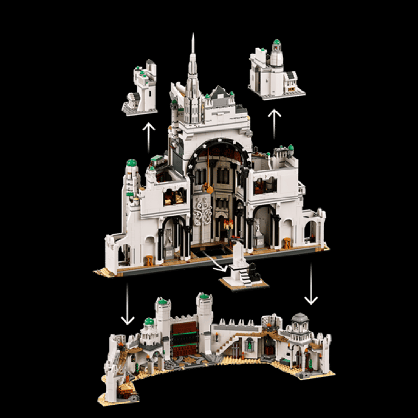 O Senhor dos An&eacute;is - Minas Tirith (8278 pe&ccedil;as)