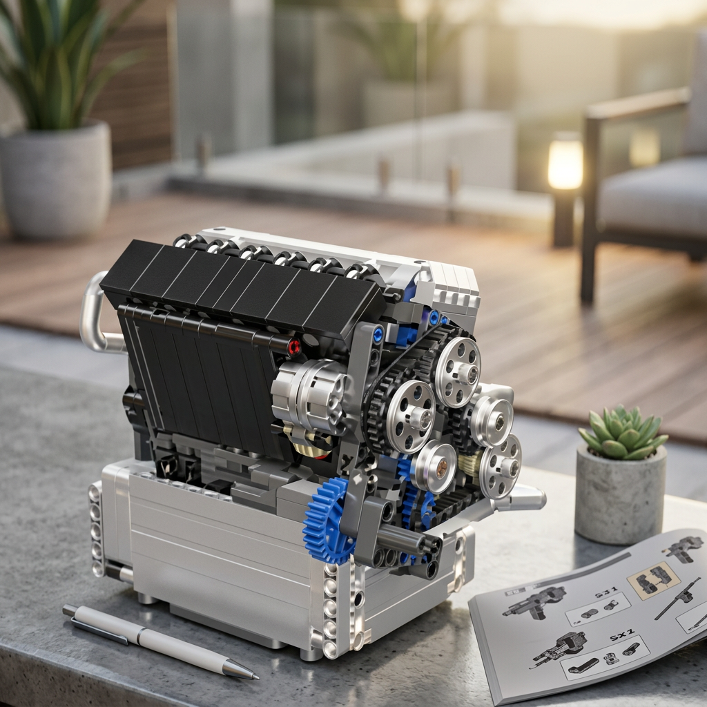 Motor S55 Inline-6 (744 pe&ccedil;as)