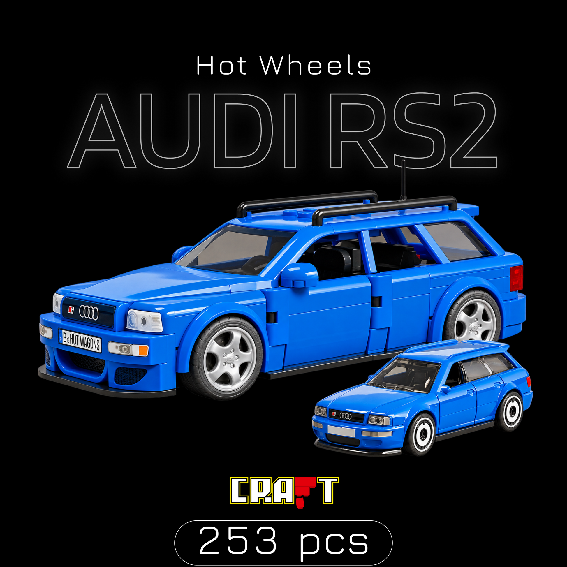 Hot Wheels - Audi RS2 (253 pe&ccedil;as) | Capa 1
