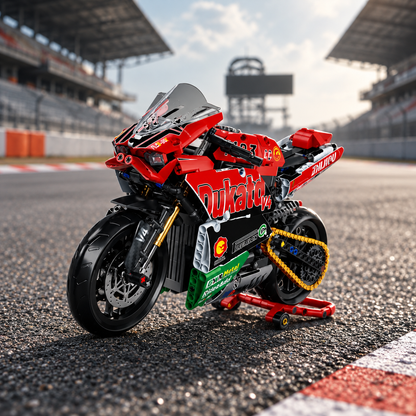 Ducati V4 em miniatura no aut&oacute;dromo