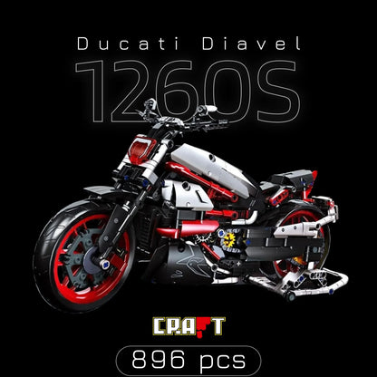 Ducati Diavel 1260S (896 pe&ccedil;as) - Brics Craft