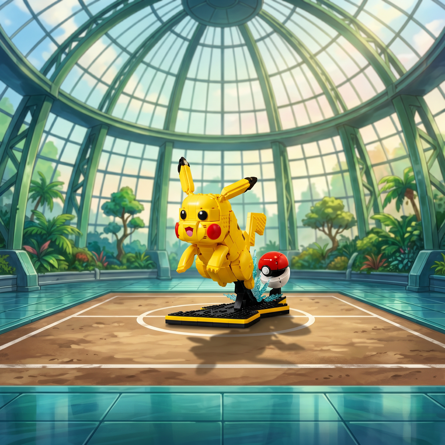 Pok&eacute;mon - Pikachu e Pokebola (2050 pe&ccedil;as)