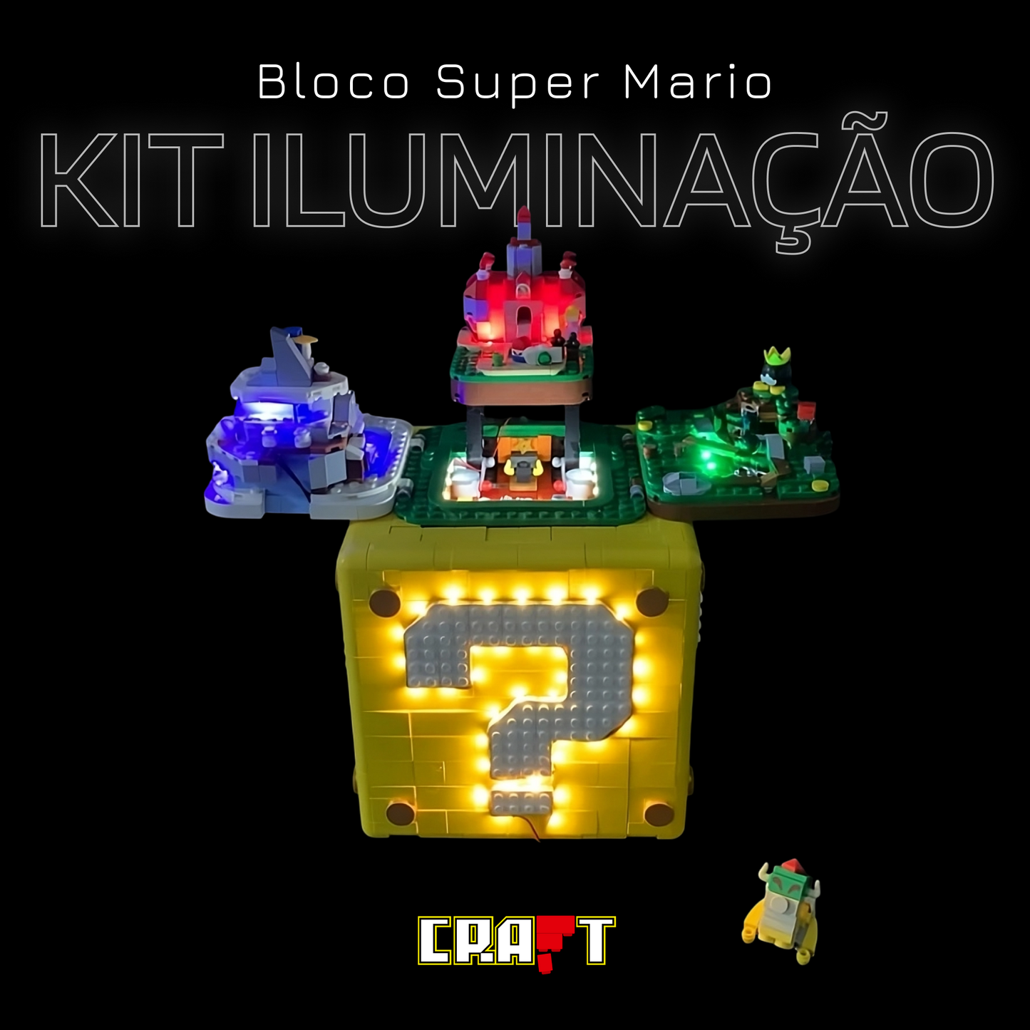 Kit de Ilumina&ccedil;&atilde;o para o Bloco Super Mario (2064)