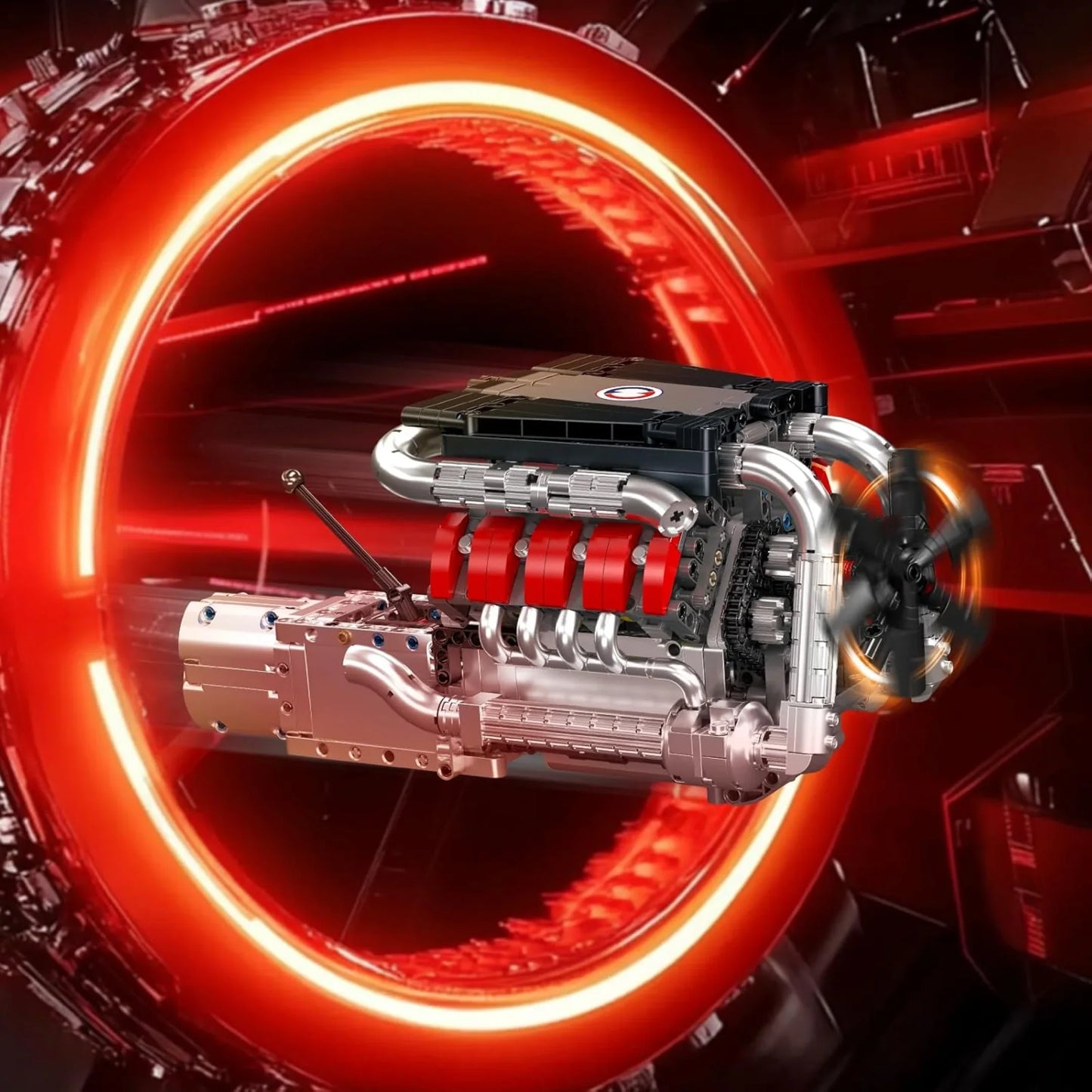 Motor V8 (1169 pe&ccedil;as)