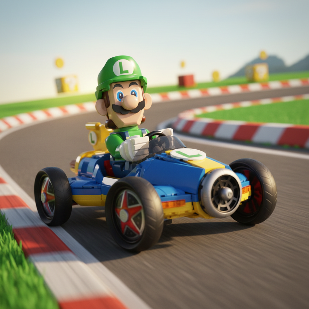 Mario Kart - Luigi (2234 pe&ccedil;as)