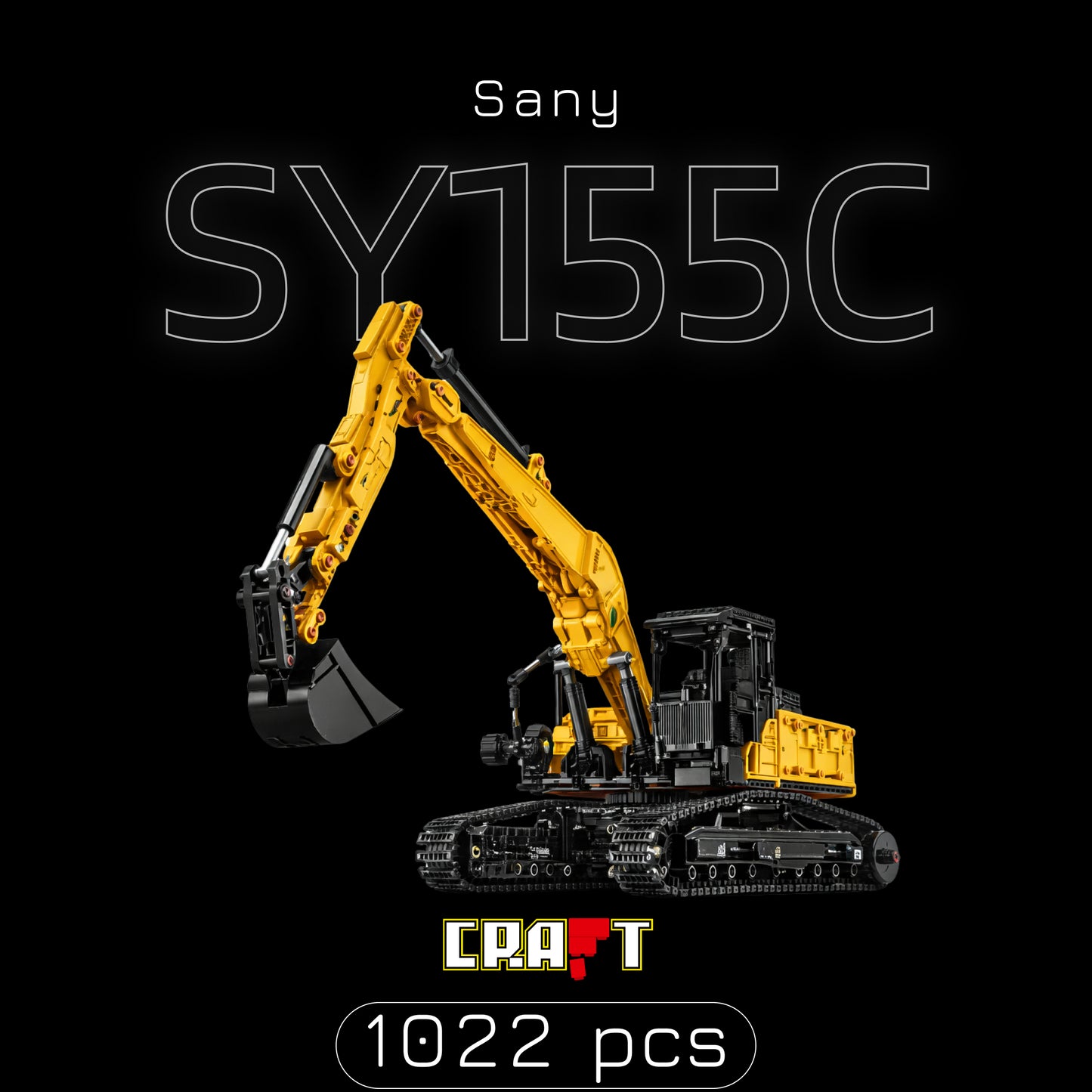 Escavadeira Hidr&aacute;ulica SANY SY155C (1022 pe&ccedil;as)