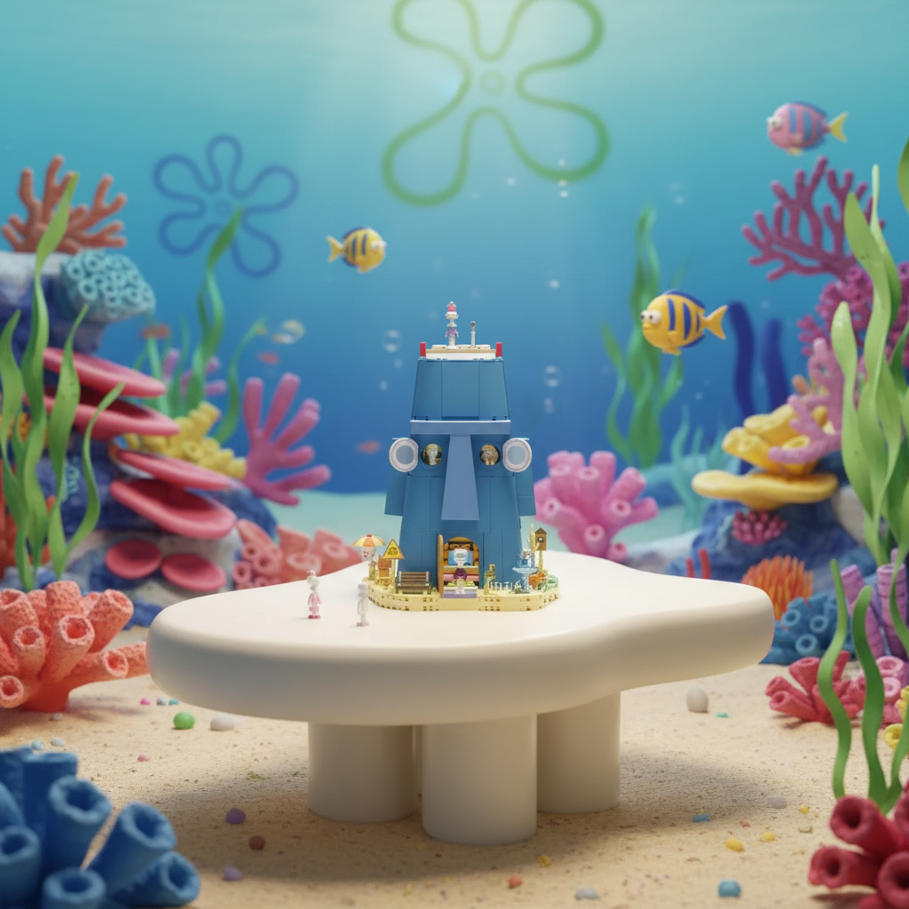 Bob Esponja - Casa da Pedra dos Tent&aacute;culos (1655 pe&ccedil;as)
