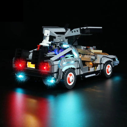 Kit de Ilumina&ccedil;&atilde;o para o De Volta Para o Futuro - DMC De Lorean (1872 pe&ccedil;as)