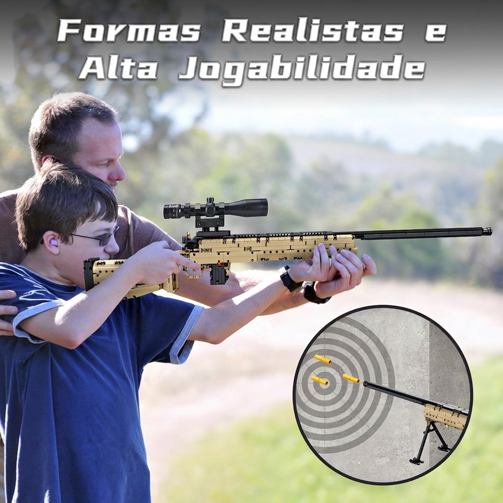 Fuzil de Precis&atilde;o M24 (1086 pe&ccedil;as)