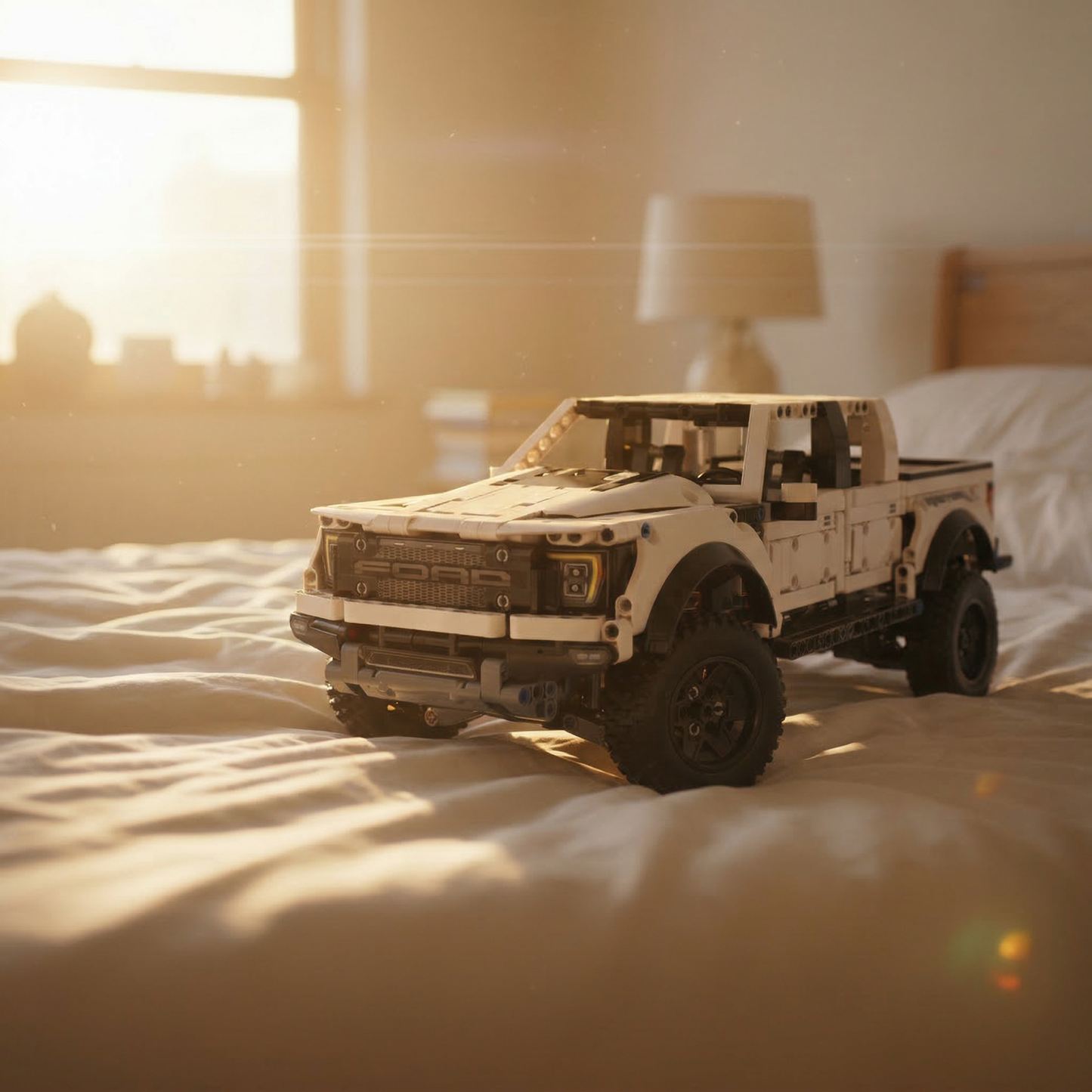 Ford F-150 Raptor Branca (1379 pe&ccedil;as)