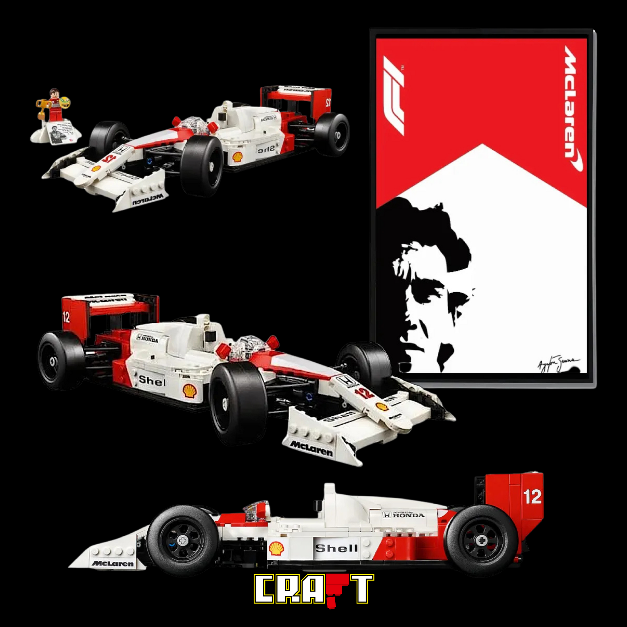Quadro Fosco para a F&oacute;rmula-1 McLaren MP4/4