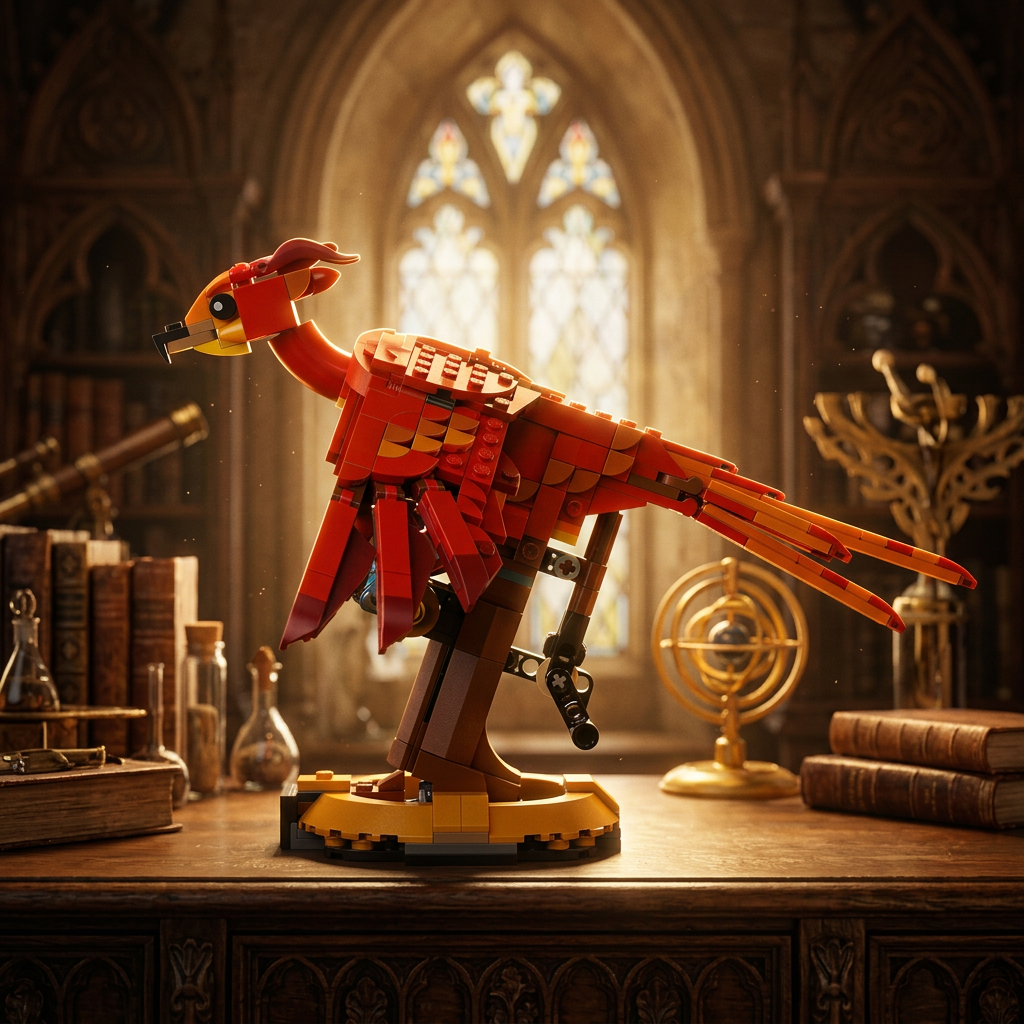 Harry Potter - Fawkes: A F&eacute;nix de Dumbledore (597 pe&ccedil;as)