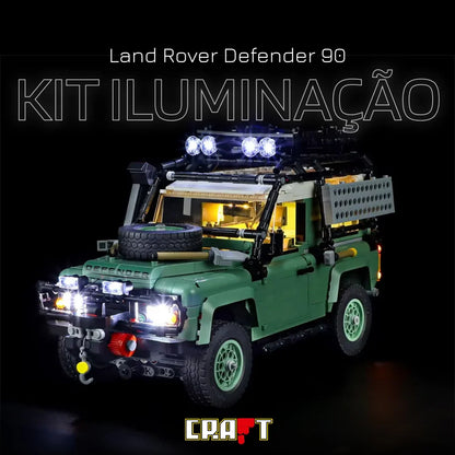 Kit de Ilumina&ccedil;&atilde;o para a Land Rover Defender 90