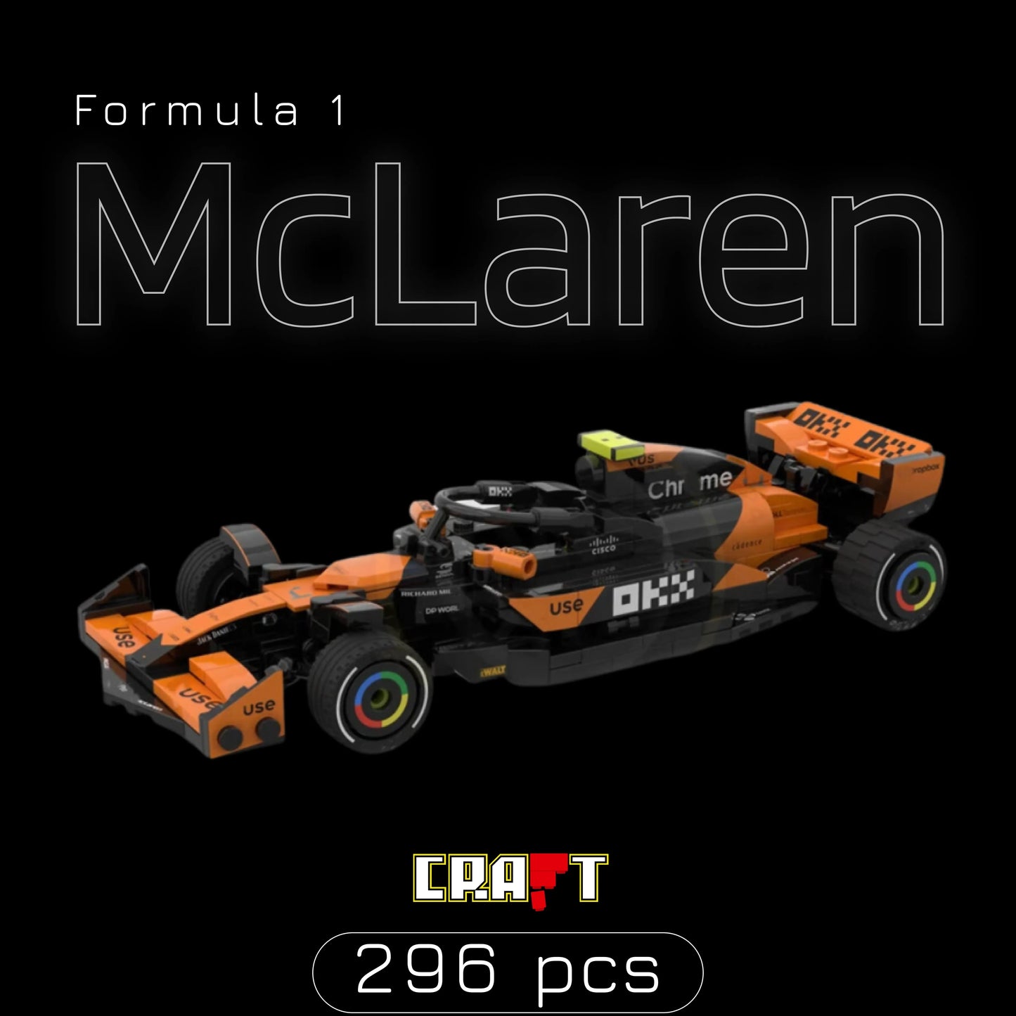 F&oacute;rmula 1 - McLaren (269 p&ccedil;s) - Brics Craft