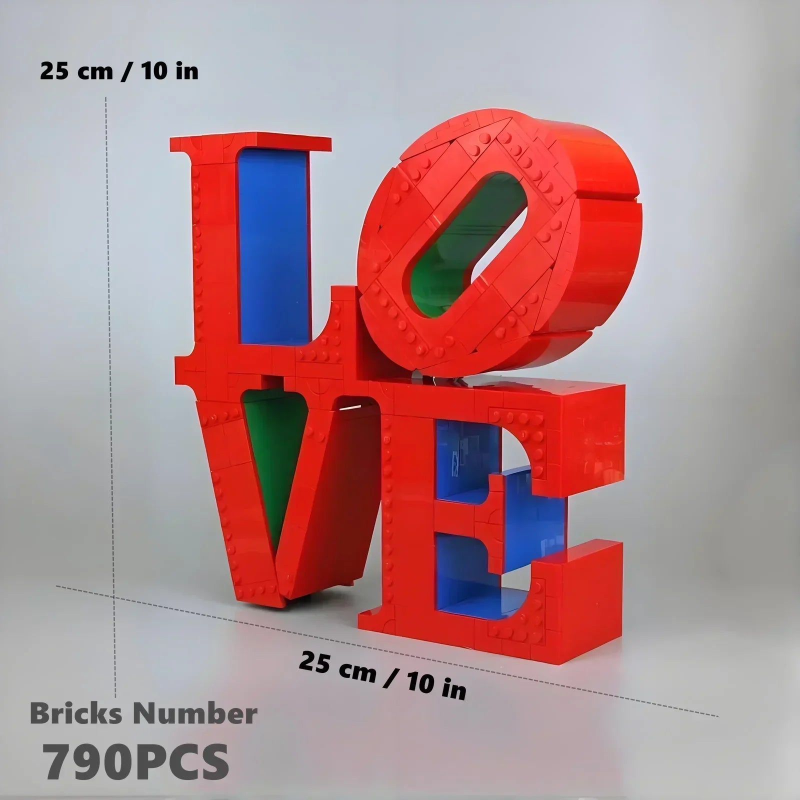 Escultura LOVE (791 pe&ccedil;as)
