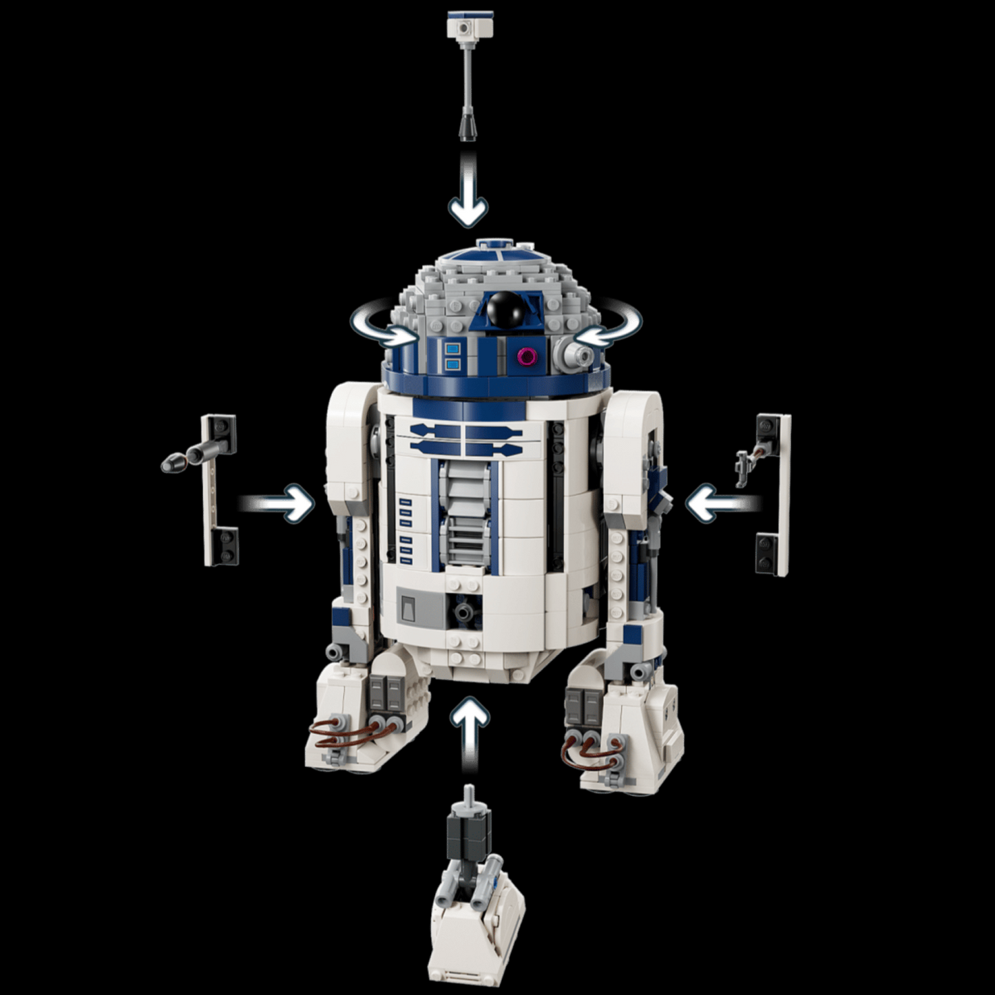 Star Wars - R2-D2 (1050 pe&ccedil;as)