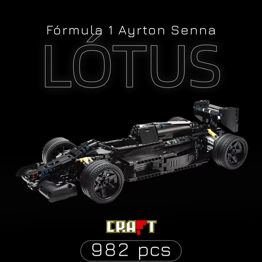 F&oacute;rmula 1 - L&oacute;tus n&ordm; 12 do Ayrton Senna (982 pe&ccedil;as)