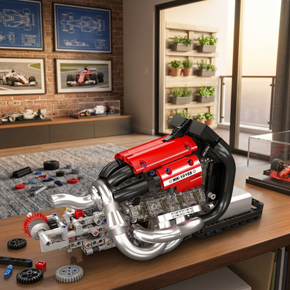 Motor V6 STR13 Motorizado (980 pe&ccedil;as)