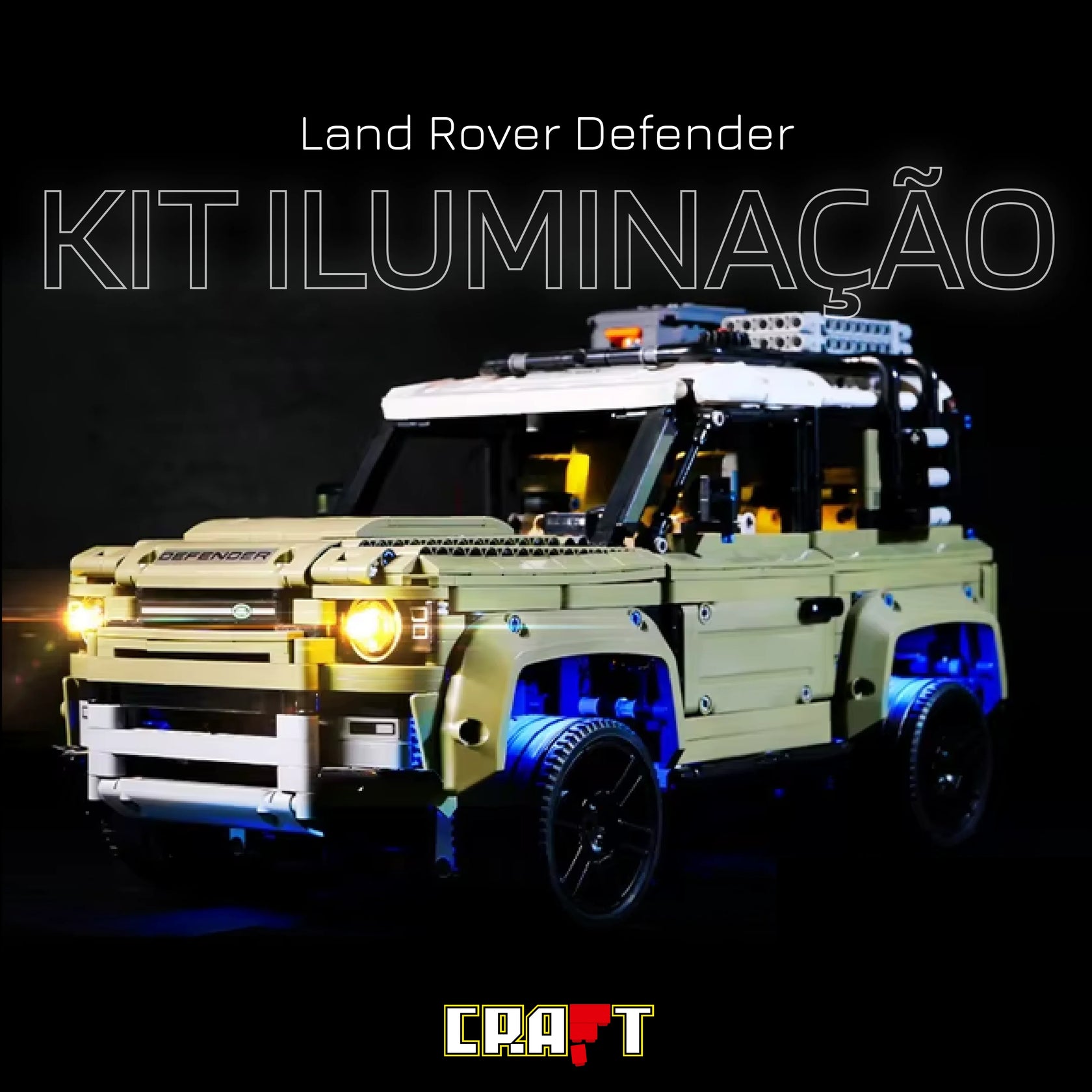 Kit de Ilumina&ccedil;&atilde;o para a Land Rover Defender (266 pe&ccedil;as)