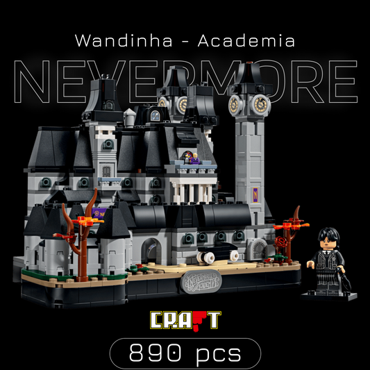 Capa 01 do produto Wandinha: Academia Nevermore (890 pe&ccedil;as).