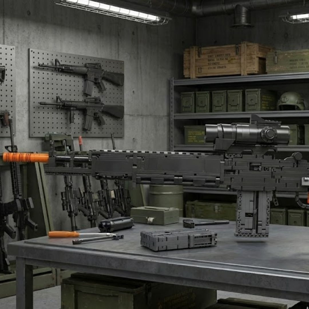 Rifle T&aacute;tico MK14 EBR (1656 pe&ccedil;as) - Brics Craft
