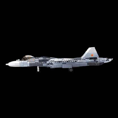 Ca&ccedil;a SU-57 - 2 em 1 (893 pe&ccedil;as) - Brics Craft
