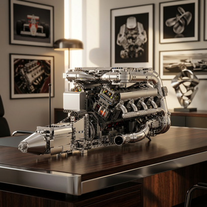 Motor Hypercar com C&acirc;mbio W16 (2899 pe&ccedil;as)
